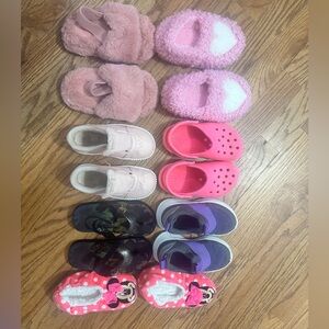 Bundle of seven Girls Toddler shoes size 7